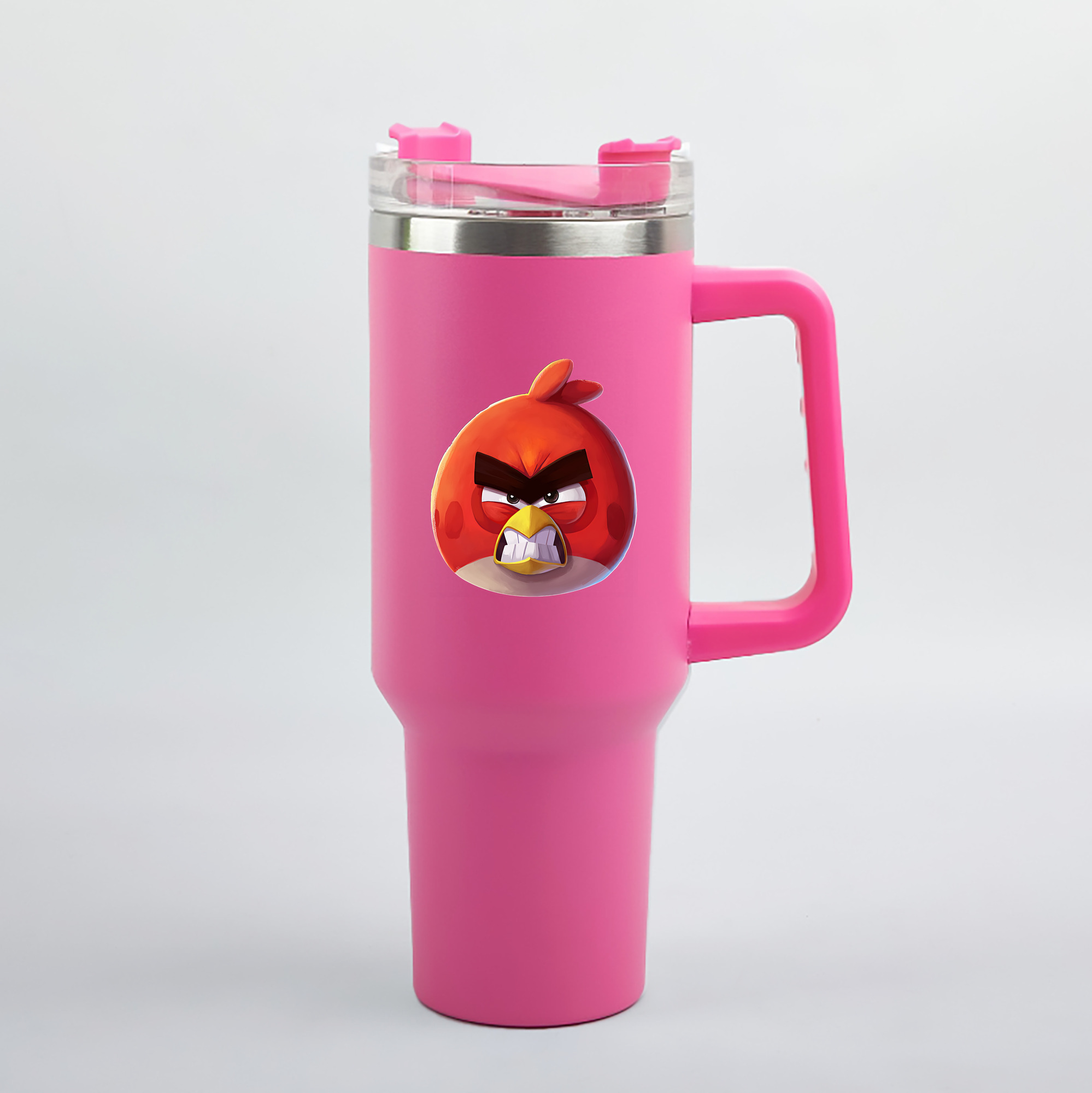 （画像用） Angry Birds アングリーバード 1200mL車用タンブラー（カラープリント）
